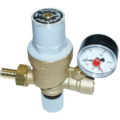 Caleffi Automatische Füllarmatur mit Manometer für Heizungsanlagen Heizung 553840 (1/3)