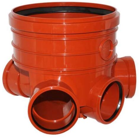 KG Magnaplast Abwasserschacht Regenwasserschacht Schachtsystem SC 400 Schachtboden eck DN 400/160
