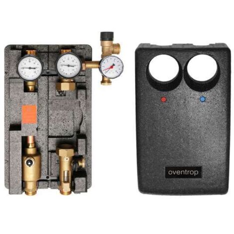Oventrop Zweistrang Solarstation Regusol L ohne Pumpe mit Luftflasche im Vorlauf 2-15 l/min 1368075