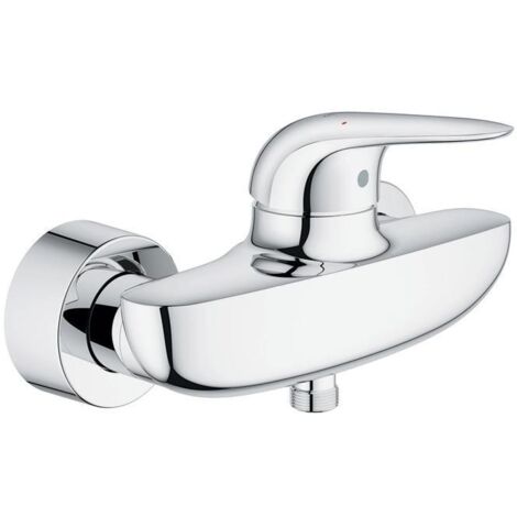 GROHE Einhand-Brausebatterie Eurostyle Wandmontage eigensicher chrom 23722003