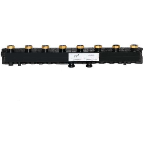 Verteilerbalken Verteiler für fünf Heizkreise passend für alle Pumpengruppen mit 125mm Abstand