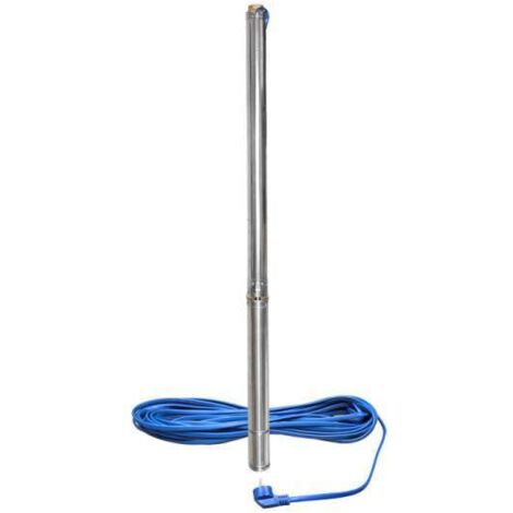 IBO 3'' STM 20 Tiefbrunnenpumpe 3" (ca.75mm Durchmesser) 3 Zoll Bohrlochpumpe Brunnenpumpe 20m Kabel