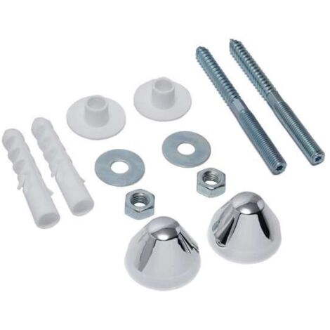 Waschtisch - Urinal Befestigung M10 / 120 mit je 2x Dübel, Stockschraube, U-Scheibe, Mutter