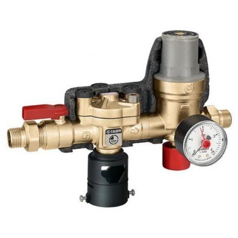 Caleffi Automatische Füllarmatur m Systemtrenner BA und Manometer für Heizungsanlagen Heizung 574010