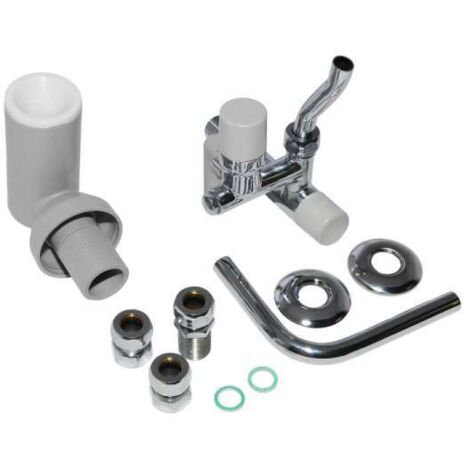SYR Sicherheitsgruppe KV 30, Messing verchromt ohne Druckminderer mit Sicherheitsventil 6 bar