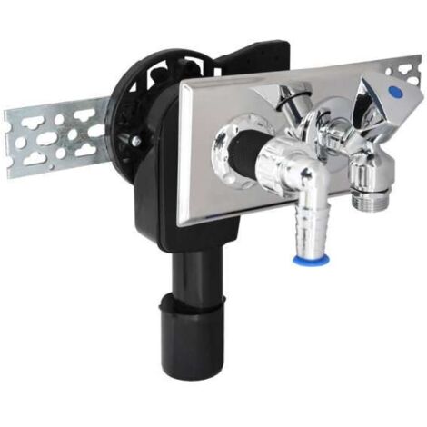 PE Unterputz-Siphon UP-Siphon waagerecht DN40 DN50 Geräteventil