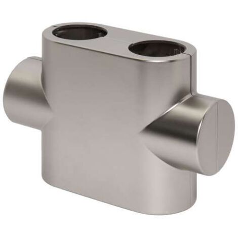 OVENTROP Designabdeckung Durchgangsform Edelstahl-Design, für Multiblock T 1184090
