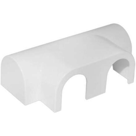Oventrop Design-Abdeckung für Multiblock-T, Winkelform, weiß