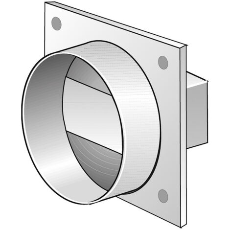 Helios Flachkanal Rückschlagklappe FLRSK 100 NG 100 x 50 auf DN100