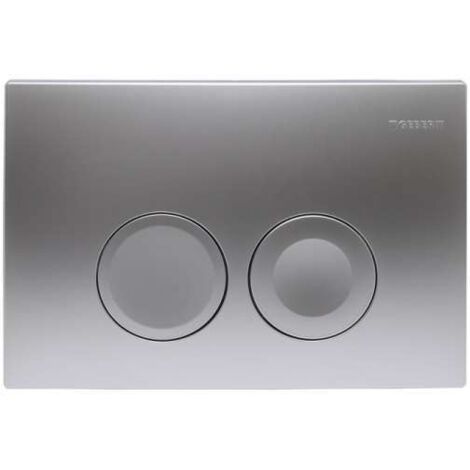 Geberit Delta21 Betätigungsplatte für 2-Mengen Spültechnik matt verchromt 115.125.46.1
