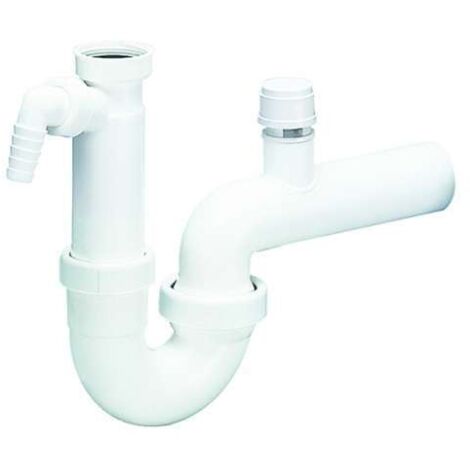 DALLMER Röhren-Siphon 100/1 SLR, mit Rohrbelüfter, 1 1/2" x DN 50, 021229