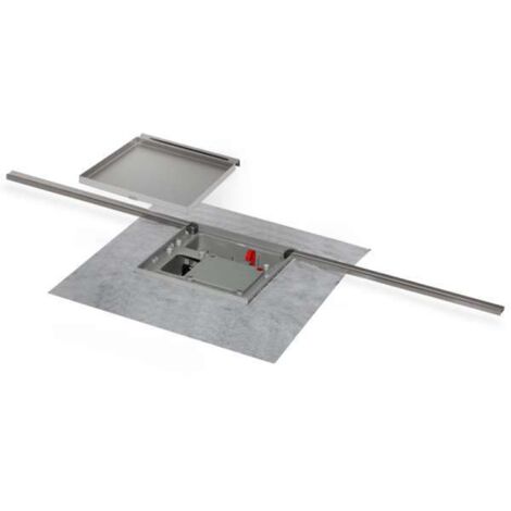 JUNG Plancofix Line JP50177 Bodenablaufpumpe für ebenerdige Duschen Einbaut. 9cm mit kürzbarer Rinne