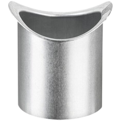 GRÖMO® Zink Lötstutzen ø50 halbrunde Rinne 200, 62610