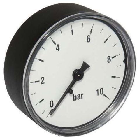 Grundfos Manometer 0-10 bar Ø 63mm Anschluss 1/4'' hinten 96408964