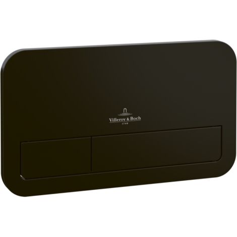 Villeroy & Boch ViConnect Installationssysteme WC-Betätigungsplatte 200S 2-Mengen-Spülung Black Matt