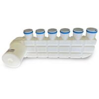 Zewotherm Lüftungsverteiler Verteilerbalken Verteiler Lüftung 10-Fach LVS-BR 10 x 75 / 160 14040237
