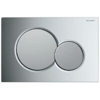 Geberit Sigma01 Betätigungsplatte für 2-Mengen-Spülung (Samba neu) glanzchromt / mattchrom