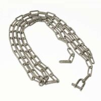 Grundfos Ablaßkette 4mm Niro mit Schäkel 3m für SEG Abwasserpumpen 91071763