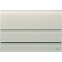 TECEsquare II WC-Betätigungsplatte Glas für Zweimengentechnik sandbeige satiniert 9240827