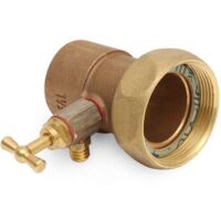 KEMPER Lötverschraubung mit Entleerung DN40 1 3/4" Überwurfmutter x 42mm 47605042