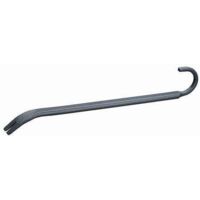FREUND Schieferhebeeisen flach-oval, 20 x 12 mm, mit Nagelklaue und Haken 00300000 Hebeeisen
