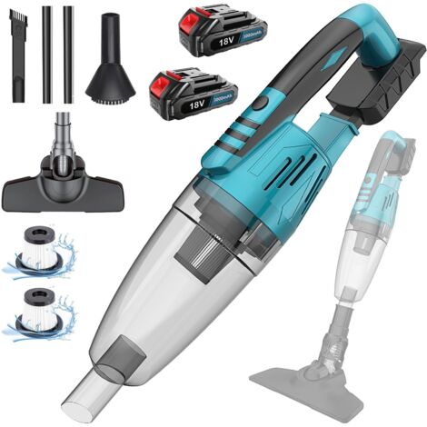 Aspirateur portatif sans fil, léger et sans balais, rechargeable 3000 mAh, idéal pour la voiture et la maison. (1/5)