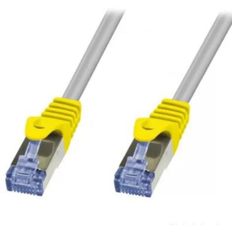 Cavo adj networking lan schermato categoria 5e lunghezza 0.5 mt colore argento (1/5)