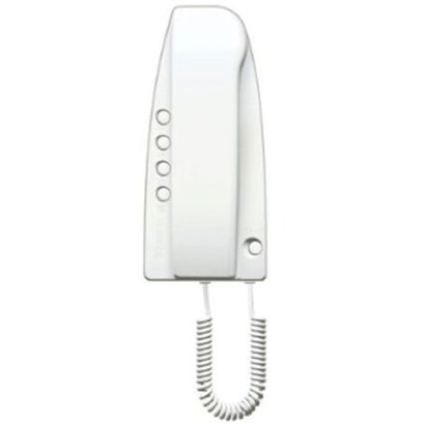 Bticino citofono audio sprint universale con pulsante apertura serratura e 4 tasti per funzioni aggiuntive colore bianco 334262 (1/6)