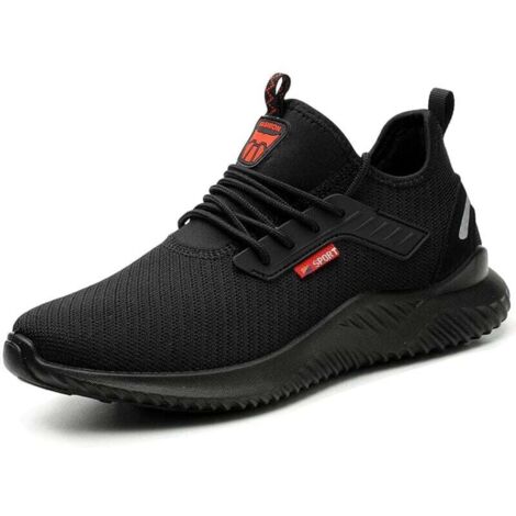 Ersandy – Chaussures de sécurité légères homme femme – Embout acier 200 Joules – Semelle antidérapante – Tige respirante – Pointure 41
