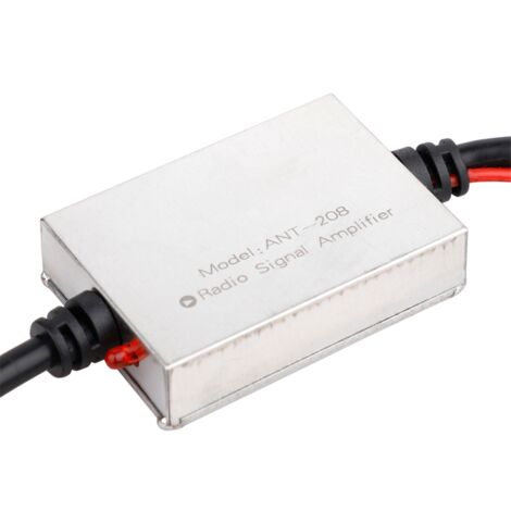 Amplificateur de Signal FM Antenne Voiture en Métal Anti-Interférence Radio Universal Auto Booster Amp Pièces Automobiles (1/5)