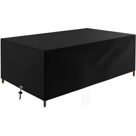 Housse Table Jardin Rectangulaire Housse de Protection pour Salon de Jardin Housse de Protection Imperméable pour Meubles de Jardin Bâche de Protection Étanche Tissu Oxford (170 x94 x70cm) (1/5)
