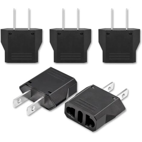 Aougo – Adaptateur de voyage 5x – Prise universelle USA/Canada/Japon – Charge rapide 1500W – Matériau ignifuge – Compact et léger (1/5)