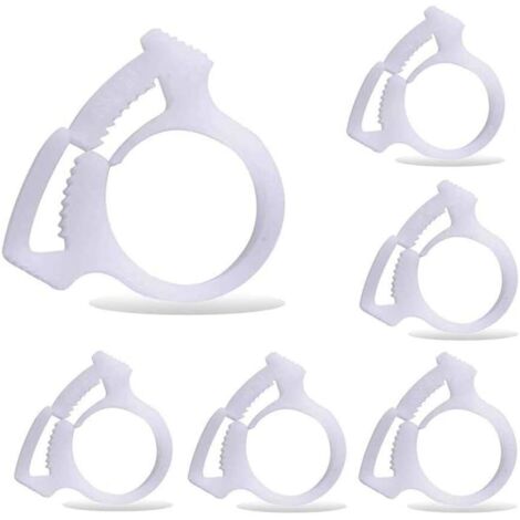 Aougo – Lot de 6 pinces de fixation B15 pour tuyau de balayage de piscine – ABS haute qualité – Installation facile – Compatible nettoyeurs Polaris 180 280 360 380 480