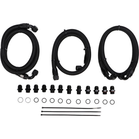 Jeffergarden Lignes de refroidisseur de transmission Kit de tuyau de refroidisseur de transmission en métal robuste pour Duramax Diesel LB7 LLY 6.6L (1/5)