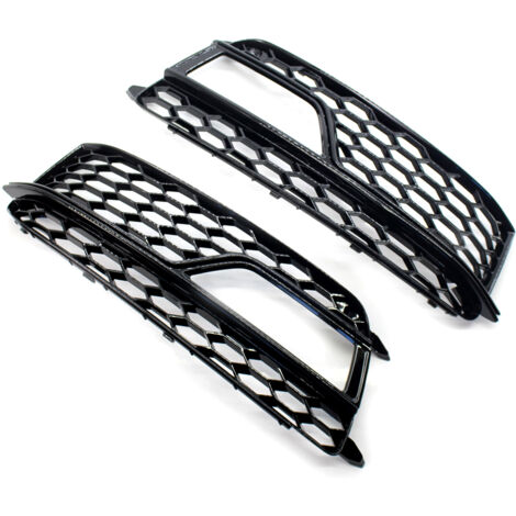 GARRYFIZH Grille de protection de pare-chocs avant gauche/droite de remplacement pour phares antibrouillard pour Audi S5 S-Line 2013-2016 (1/5)
