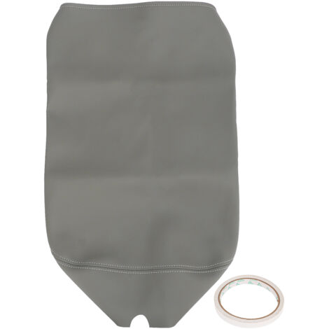 Jeffergarden Housse d'accoudoir de Console en cuir PU, Surface lisse, protecteur de Console centrale gris de remplacement pour Dodge Ram 20022008 (1/5)