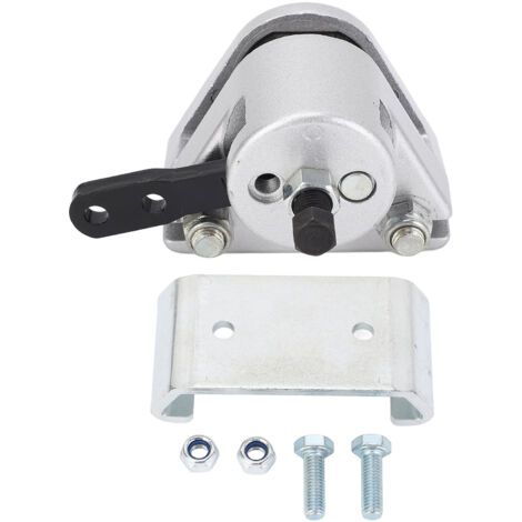 GARRYFIZH Kit étrier de frein mécanique et support avec plaquettes métalliques, haute résistance, pour Manco 9598 9597 Go Kart Fun Car, argent