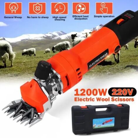 Tondeuse pour chien, 1200W, Cisailles à Laine électriques, cisaille électrique Professionnelle (1/4)