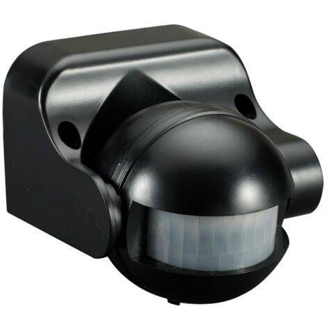 Lauwexe – Détecteur de mouvement extérieur infrarouge – Portée 12 m – Angle 180° – IP44 pour conditions climatiques extrêmes (1/5)