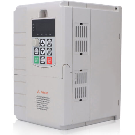Jeffergarden – Convertisseur de fréquence 7.5KW monophasé 220V à triphasé 380V – Contrôle de vitesse moteur – Applications ventilateurs, pompes, compresseurs