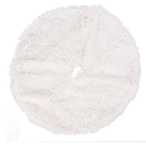 Jeffergarden Jupe d'arbre de nol, tapis de sol, couverture de Base, tapis rond pour fête de nol, nouvel an, décoration de maison, 120CM (1/5)