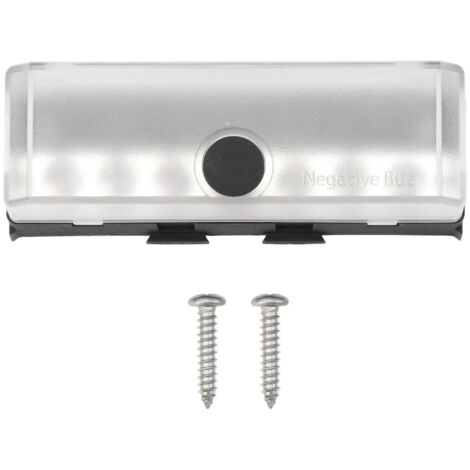 Jeffergarden Bloc de Distribution d'énergie 12-32V 100A M5, goujon de Terminal M4, vis de borne, barre de Bus de batterie pour voiture, camping-car, bateau, camion (1/5)
