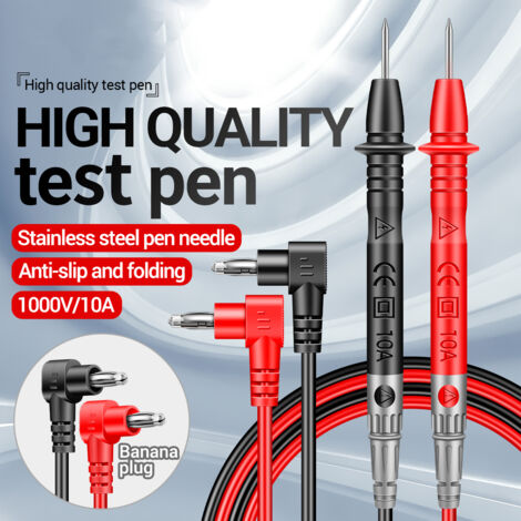 GARRYFIZH ANENG PT840 1000V 10A sonde multimètre numérique Test universel plomb aiguille broche fil stylo câble Kit voltmètre testeur de courant