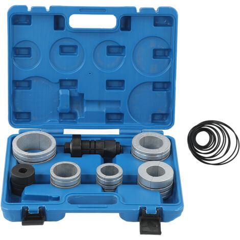 Jeffergarden Kit d'outils d'extension de tuyau d'échappement 1-5/8 pouces à 4-1/4 pouces, Kit d'épandage en alliage d'aluminium et d'acier 6061 pour Tube arrière de voiture et de moto (1/5)