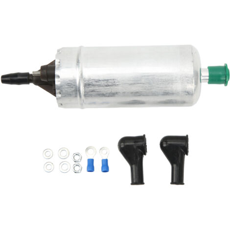 Jeffergarden Pompe à Carburant en Ligne, Pompe à Carburant en Ligne Haute Pression 12 V 34 GPH Débit 0580464070 3 Bar Remplacement Universel pour ALFA ROMEO