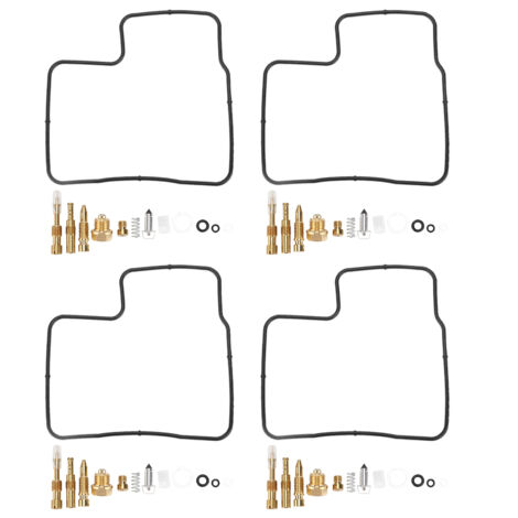 Jeffergarden Kit de réparation de carburateur de moto, remplacement en caoutchouc et métal pour VFR750F RC36 1990 – 1993 56 pièces