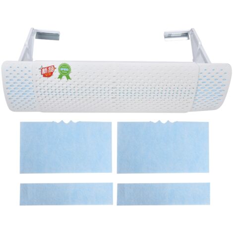 GARRYFIZH Pare-brise de climatisation suspendu, pare-vent de Purification primaire à ions négatifs 74-105cm (1/5)