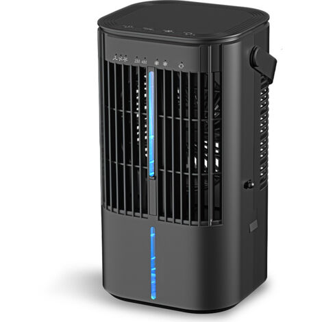 Ahlsen – Climatiseur portable 900mL – 3 vitesses – Oscillation 90° – Humidificateur et purificateur d'air – Économie d'énergie