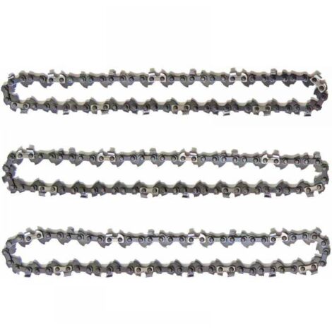 Lot de 3 Chaînes d'Élagueuse sur Perche pour Guide-Chaîne de 10" (25 cm), 40 Maillons d'Entraînement, Faible Rebond, Compatibles avec Black & Decker, Ryobi, Ferrex, Primaster et autres,de DEBUNS (1/5)