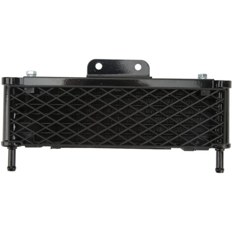 Jeffergarden Refroidisseur d'huile de moteur de moto grille polygonale en aluminium forte résistance adaptée pour voiture tout-terrain véhicule ATV 50cc-250cc moteur
